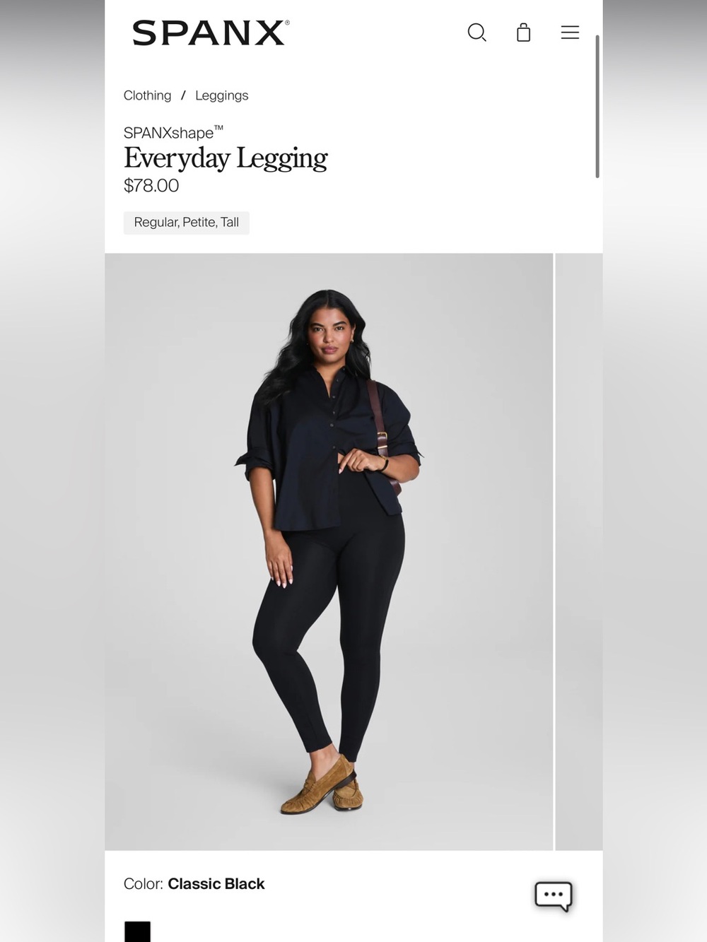 SPANX Classic Black Casual Leggings